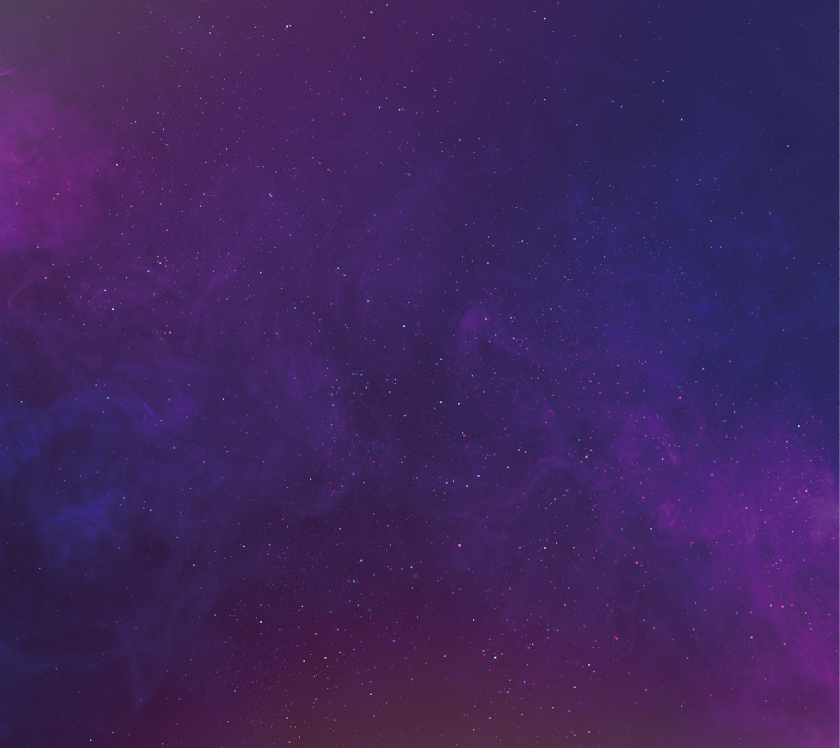 Galaxy abstract background with shiny stars and colorful clouds