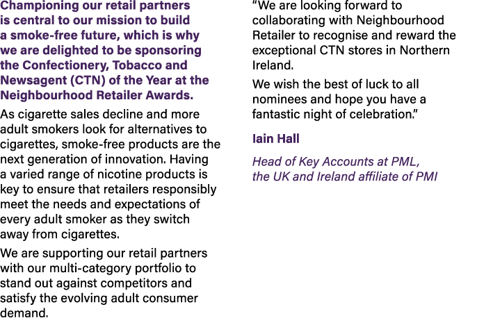 Championing our retail partners is central to our mission to build a smoke free future, which is why we are delighted...