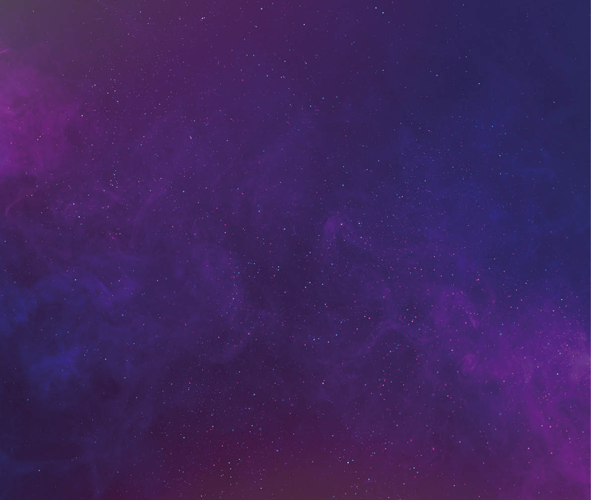 Galaxy abstract background with shiny stars and colorful clouds