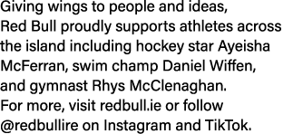 Giving wings to people and ideas, Red Bull proudly supports athletes across the island including hockey star Ayeisha ...