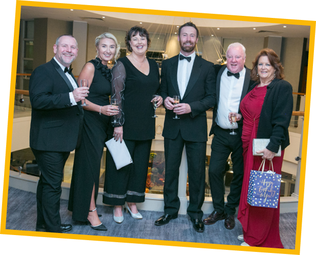 Alan Gilliland, Suzie Gorman, Joelene Poole, Gareth Burnside, Dave McKay, Jennifer Larke