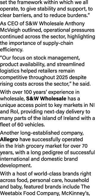 set the framework within which we all operate, to give stability and support, to clear barriers, and to reduce burden...