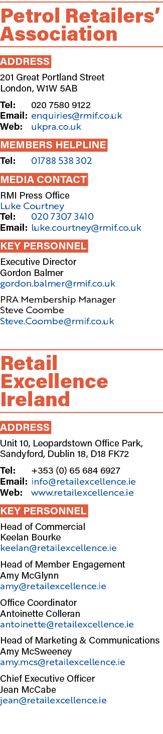 Petrol Retailers’ Association ADDRESS 201 Great Portland Street London, W1W 5AB Tel: 020 7580 9122 Email: enquiries@r...