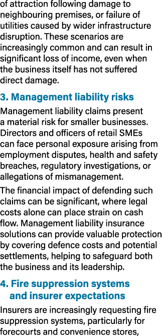 of attraction following damage to neighbouring premises, or failure of utilities caused by wider infrastructure disru...