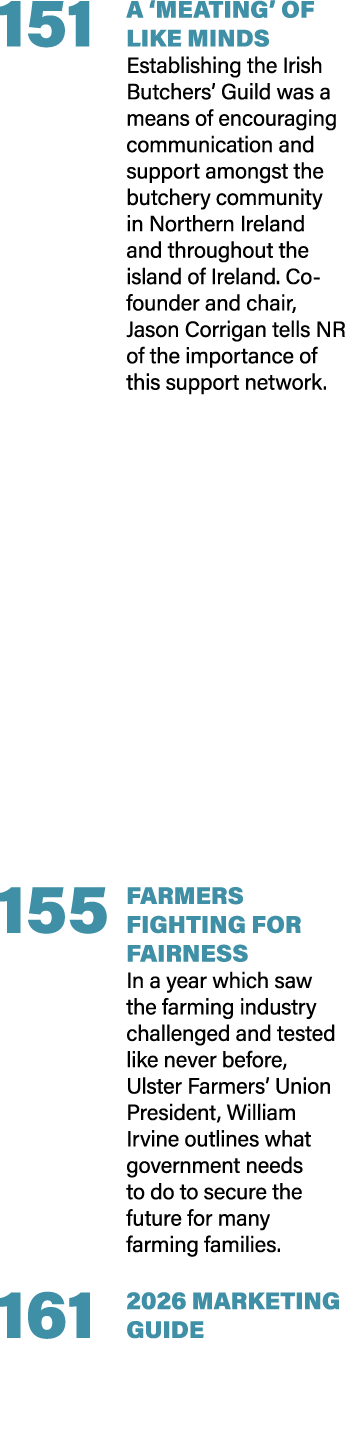 151 A ‘MEATING’ OF LIKE MINDS Establishing the Irish Butchers’ Guild was a means of encouraging communication and sup...