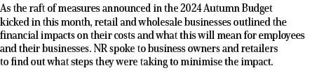 As the raft of measures announced in the 2024 Autumn Budget kicked in this month, retail and wholesale businesses out...