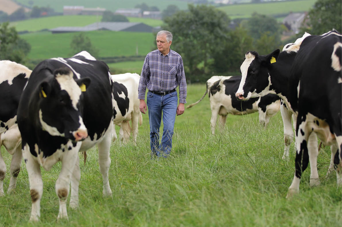UFU Deputy President William Irvine on his County Armagh farm. Picture: Cliff Donaldson