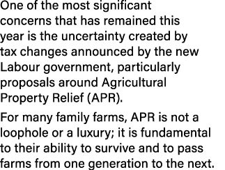 One of the most significant concerns that has remained this year is the uncertainty created by tax changes announced ...