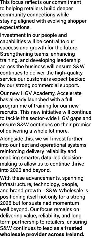 This focus reflects our commitment to helping retailers build deeper community connections while staying aligned with...