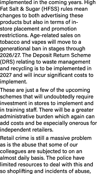 implemented in the coming years. High Fat Salt & Sugar (HFSS) rules mean changes to both advertising these products b...