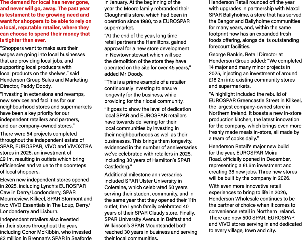 The demand for local has never gone, and never will go, away. The past year is testament to the growing need and want...