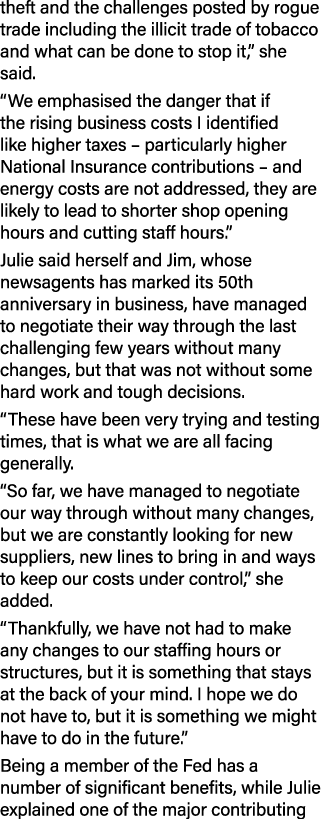 theft and the challenges posted by rogue trade including the illicit trade of tobacco and what can be done to stop it...