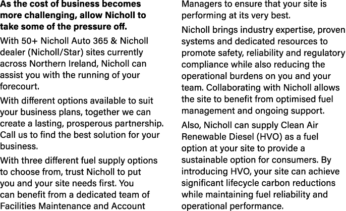 As the cost of business becomes more challenging, allow Nicholl to take some of the pressure off. With 50+ Nicholl Au...