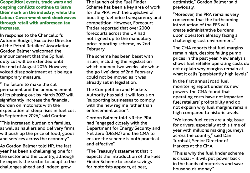 Geopolitical events, trade wars and ongoing conflicts continue to leave their mark on the industry, while the Labour ...