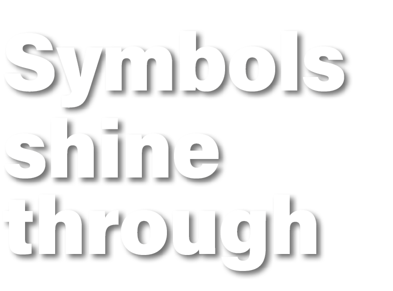 Symbols shine through
