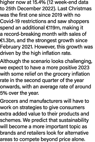 higher now at 15.4% (12 week end data to 25th December 2022). Last Christmas was the first one since 2019 with no Cov...