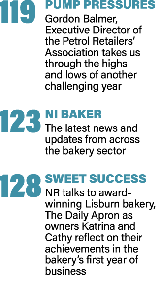 119 PUMP PRESSURES Gordon Balmer, Executive Director of the Petrol Retailers’ Association takes us through the highs ...