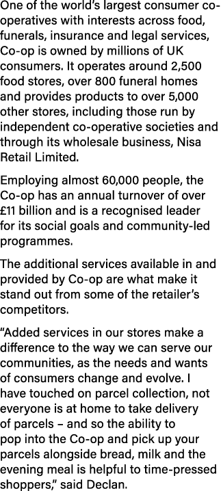 One of the world’s largest consumer co operatives with interests across food, funerals, insurance and legal services,...