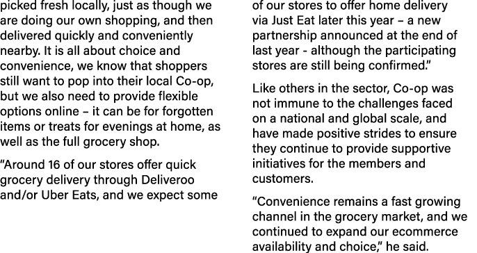 picked fresh locally, just as though we are doing our own shopping, and then delivered quickly and conveniently nearb...