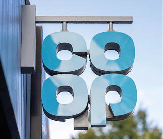 PENARTH, WALES - OCTOBER 01: Windsor Road Co-Op store refresh on October 01, 2021 in Penarth, Wales.