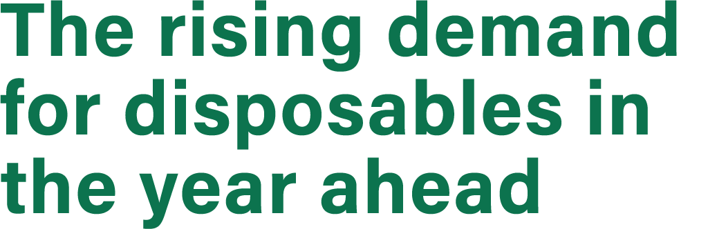 The rising demand for disposables in the year ahead