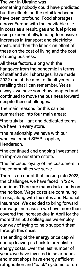The war in Ukraine was something nobody could have predicted, but the effects on the retail landscape have been profo...