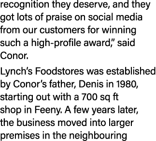 recognition they deserve, and they got lots of praise on social media from our customers for winning such a high prof...