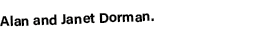 Alan and Janet Dorman. 