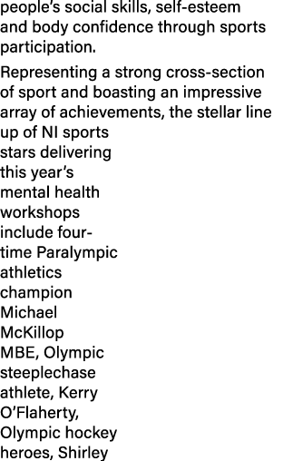 people’s social skills, self esteem and body confidence through sports participation. Representing a strong cross sec...