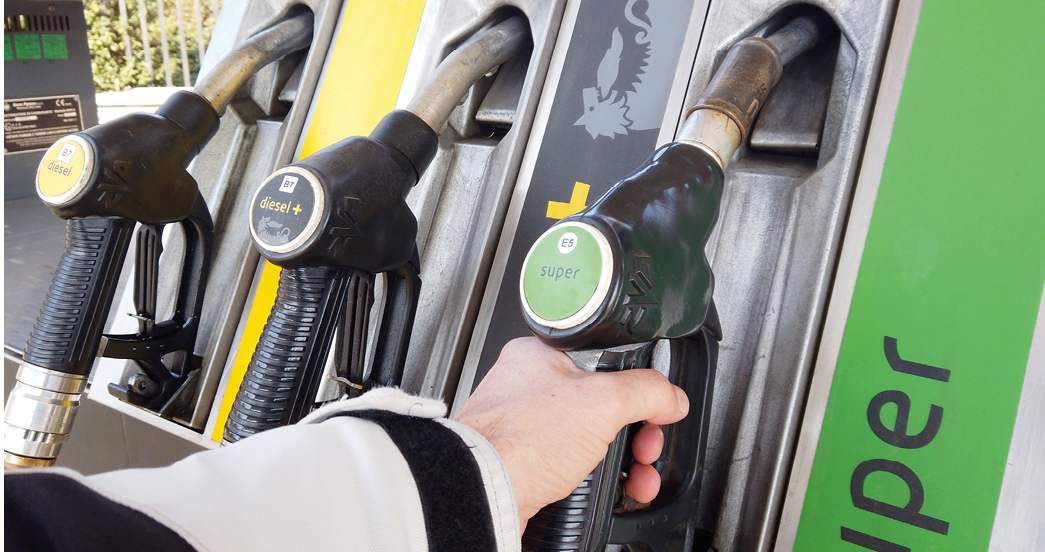 Europe, Italy , Milan March 2022 - Increase in the cost of gasoline in italian petrol pump station - more than 2 ‚¬ liter for Diesel and Super after star of war  Ukraine - Russia 