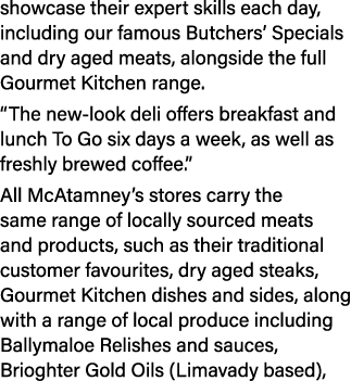 showcase their expert skills each day, including our famous Butchers’ Specials and dry aged meats, alongside the full...