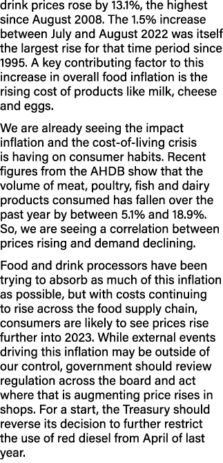drink prices rose by 13.1%, the highest since August 2008. The 1.5% increase between July and August 2022 was itself ...