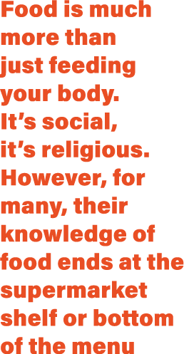 Food is much more than just feeding your body. It’s social, it’s religious. However, for many, their knowledge of foo...