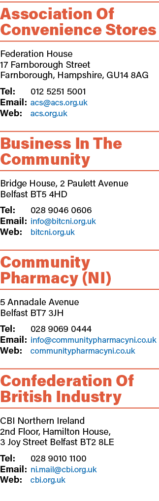 Association Of Convenience Stores Federation House 17 Farnborough Street Farnborough, Hampshire, GU14 8AG Tel: 012 52...