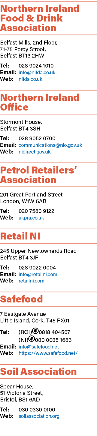 Northern Ireland Food & Drink Association Belfast Mills, 2nd Floor, 71 75 Percy Street, Belfast BT13 2HW Tel: 028 902...