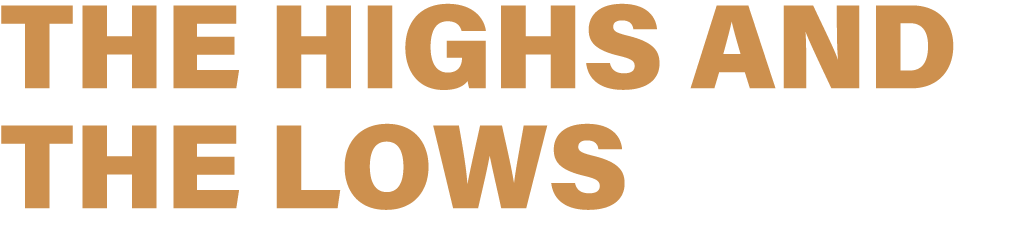 THE HIGHS AND THE LOWS