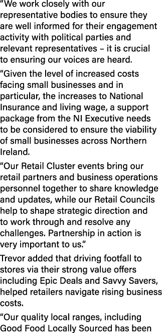 “We work closely with our representative bodies to ensure they are well informed for their engagement activity with p...