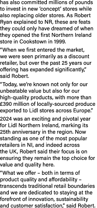 has also committed millions of pounds to invest in new ‘concept’ stores while also replacing older stores. As Robert ...