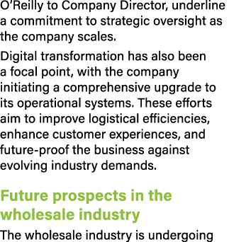O’Reilly to Company Director, underline a commitment to strategic oversight as the company scales. Digital transforma...