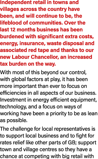 Independent retail in towns and villages across the country have been, and will continue to be, the lifeblood of comm...