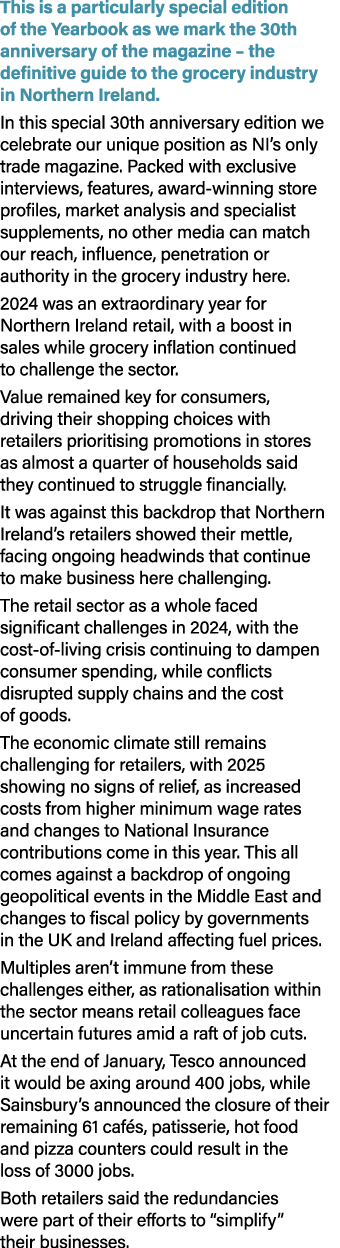 This is a particularly special edition of the Yearbook as we mark the 30th anniversary of the magazine – the definiti...