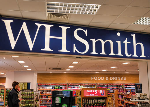 Belfast International Airport, North Ireland- May 3, 2022; WHSmith at Belfast International Airport