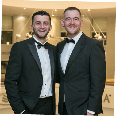 Jamal El Haddad and Chris McCune