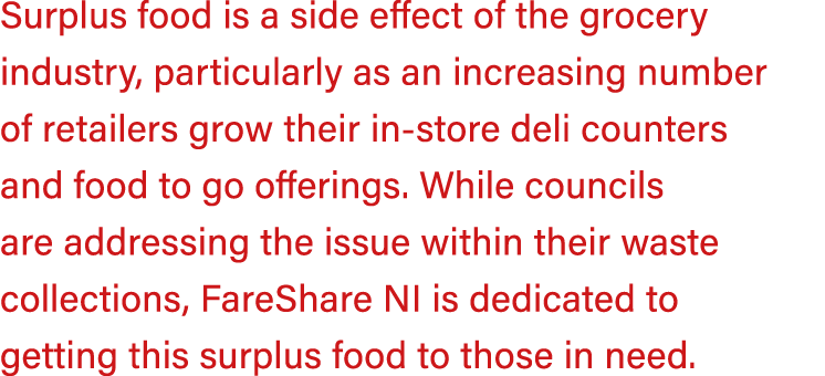 Surplus food is a side effect of the grocery industry, particularly as an increasing number of retailers grow their i...