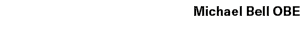 Michael Bell OBE