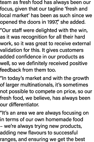 team as fresh food has always been our focus, given that our tagline ‘fresh and local market’ has been as such since ...