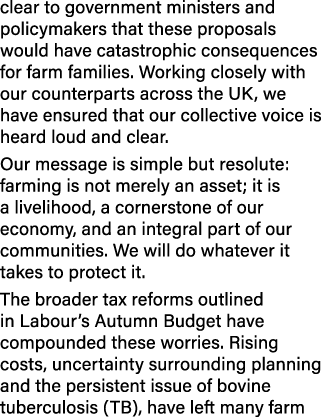clear to government ministers and policymakers that these proposals would have catastrophic consequences for farm fam...