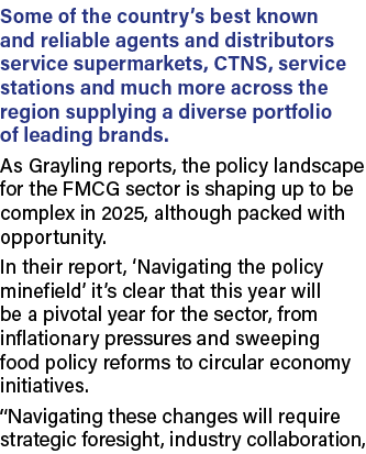 Some of the country’s best known and reliable agents and distributors service supermarkets, CTNS, service stations an...