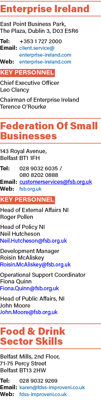 Enterprise Ireland East Point Business Park, The Plaza, Dublin 3, D03 E5R6 Tel: +353 1 727 2000 Email: client.service...