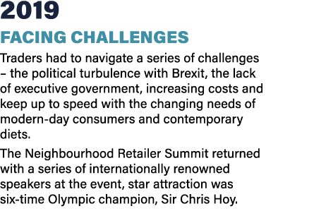 2019 Facing challenges Traders had to navigate a series of challenges – the political turbulence with Brexit, the lac...